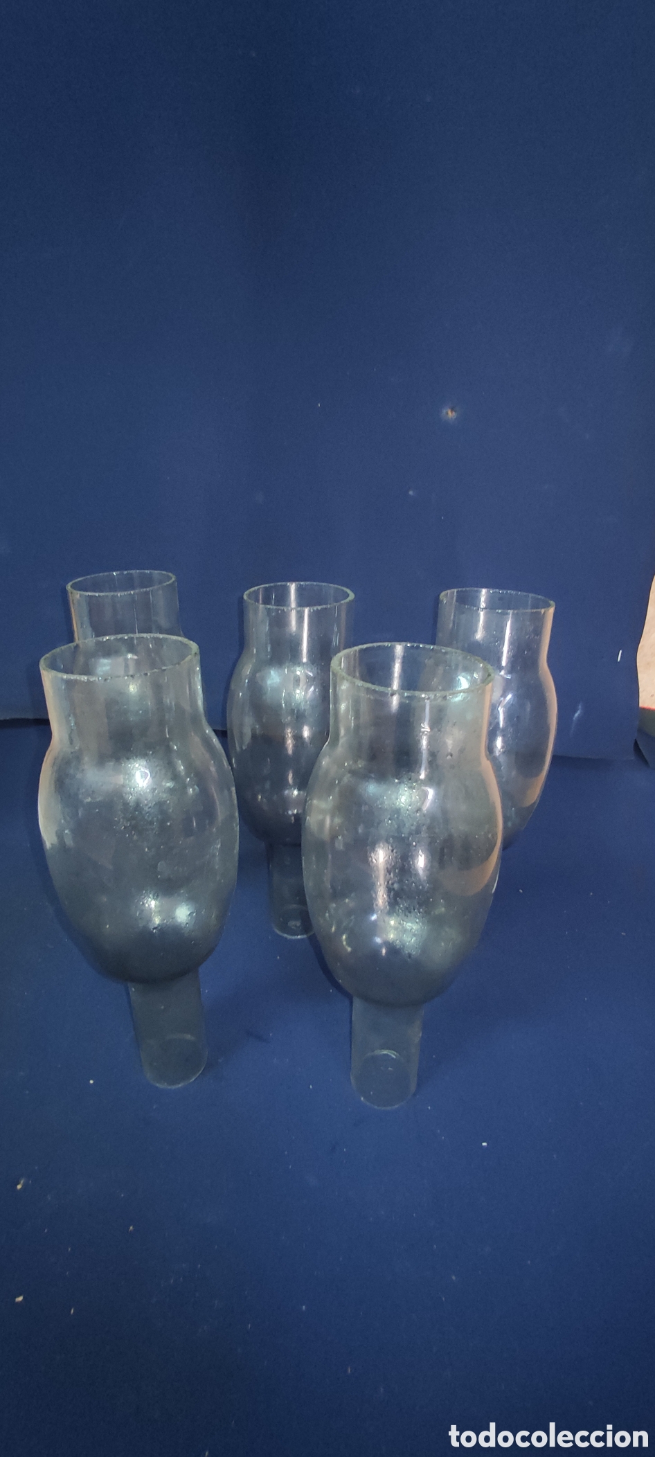Antig&uuml;edades: Conjunto de 5 tulipas clasicas - Foto 2