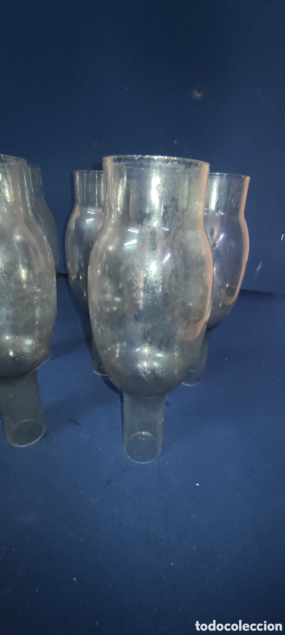 Antig&uuml;edades: Conjunto de 5 tulipas clasicas - Foto 3