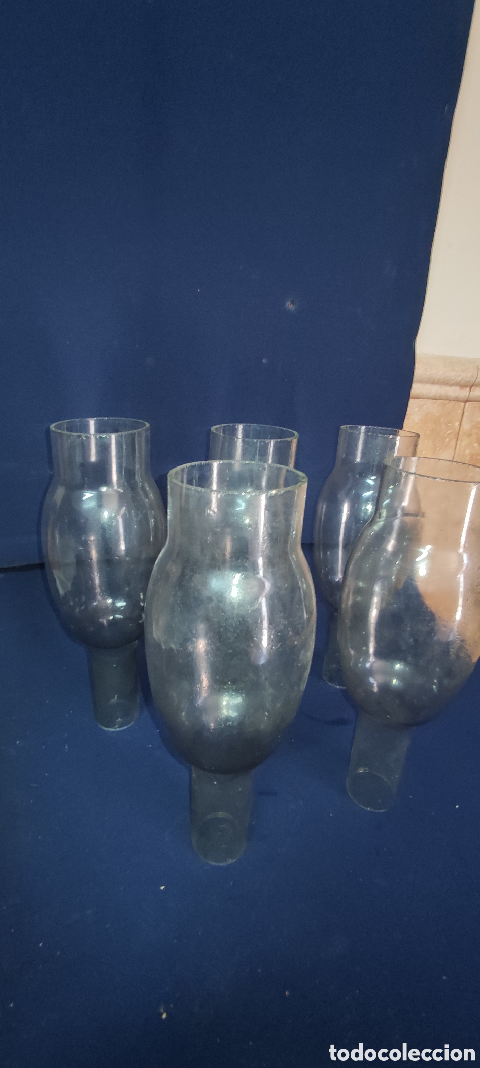 Antig&uuml;edades: Conjunto de 5 tulipas clasicas - Foto 5