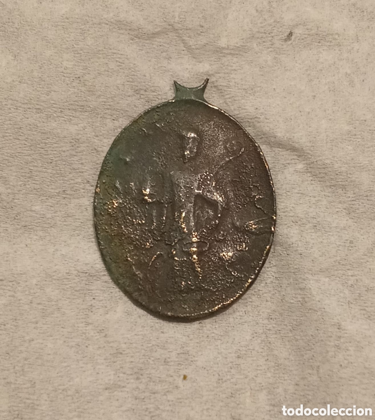 Antig&uuml;edades: MEDALLA RELIGIOSA ANTIGUA - Foto 2
