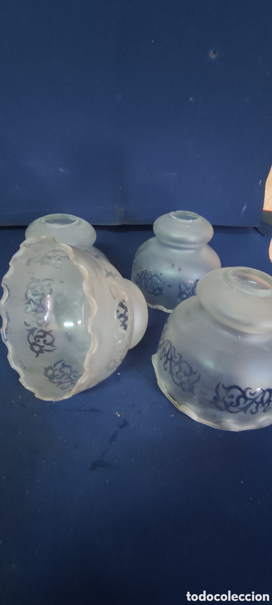 Antig&uuml;edades: Conjunto de 4 tulipas clasicas - Foto 7