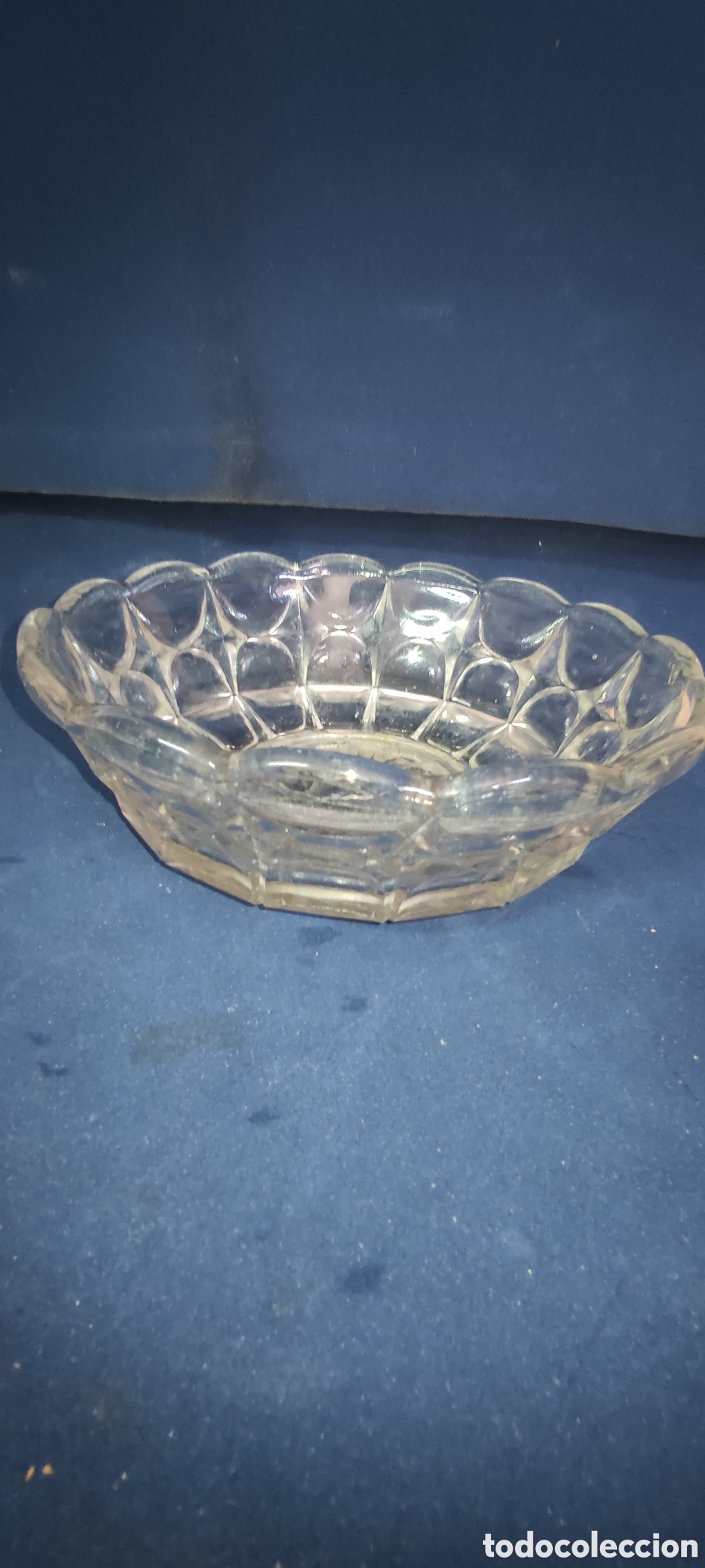 Antig&uuml;edades: Frutero o bandeja de cristal - Foto 3