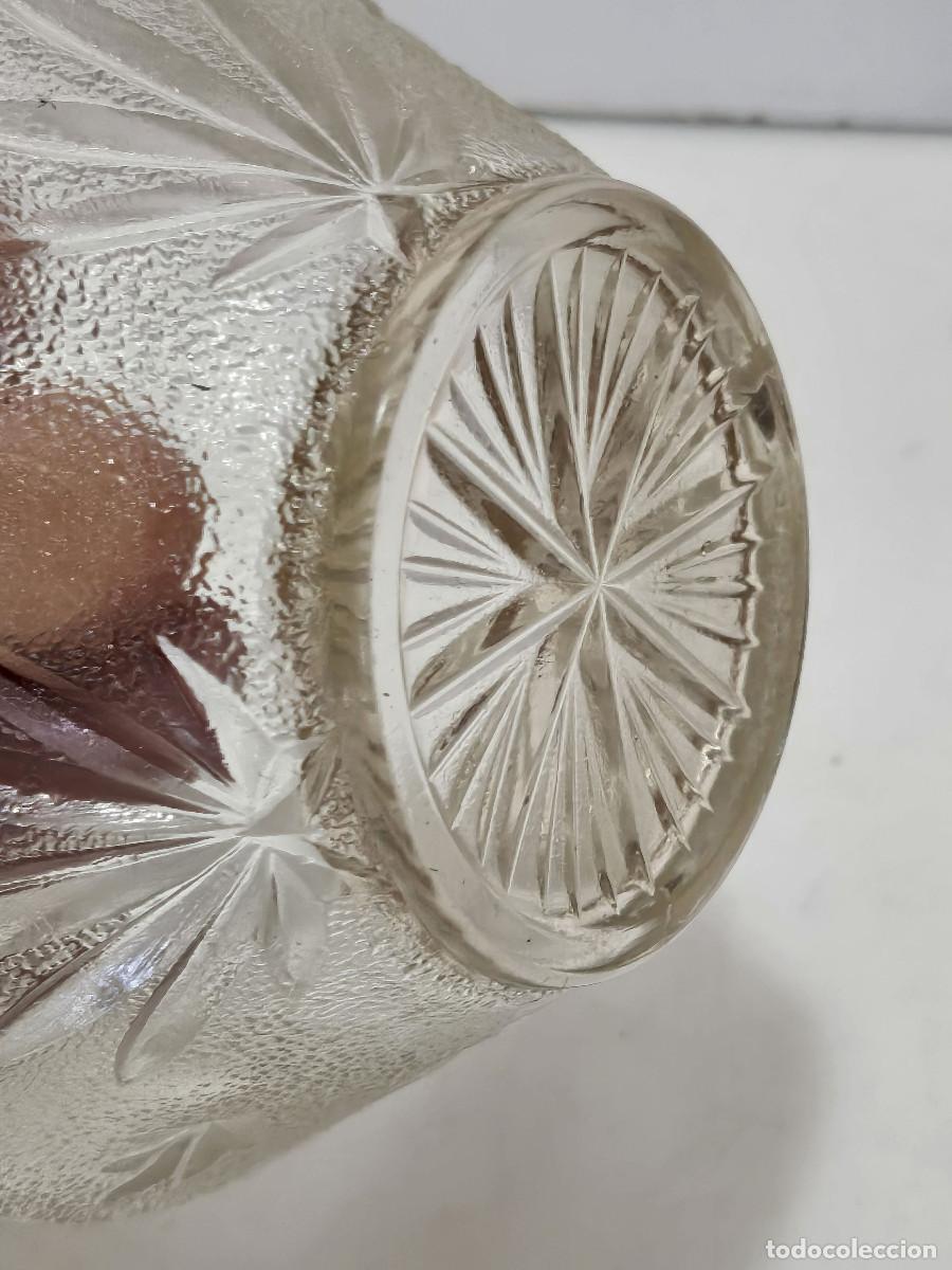 Antig&uuml;edades: cuenco de cristal labrado - Foto 4