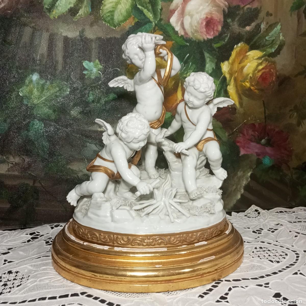 Antig&uuml;edades: FIGURA DE PORCELANA DE ALGORA - Foto 2
