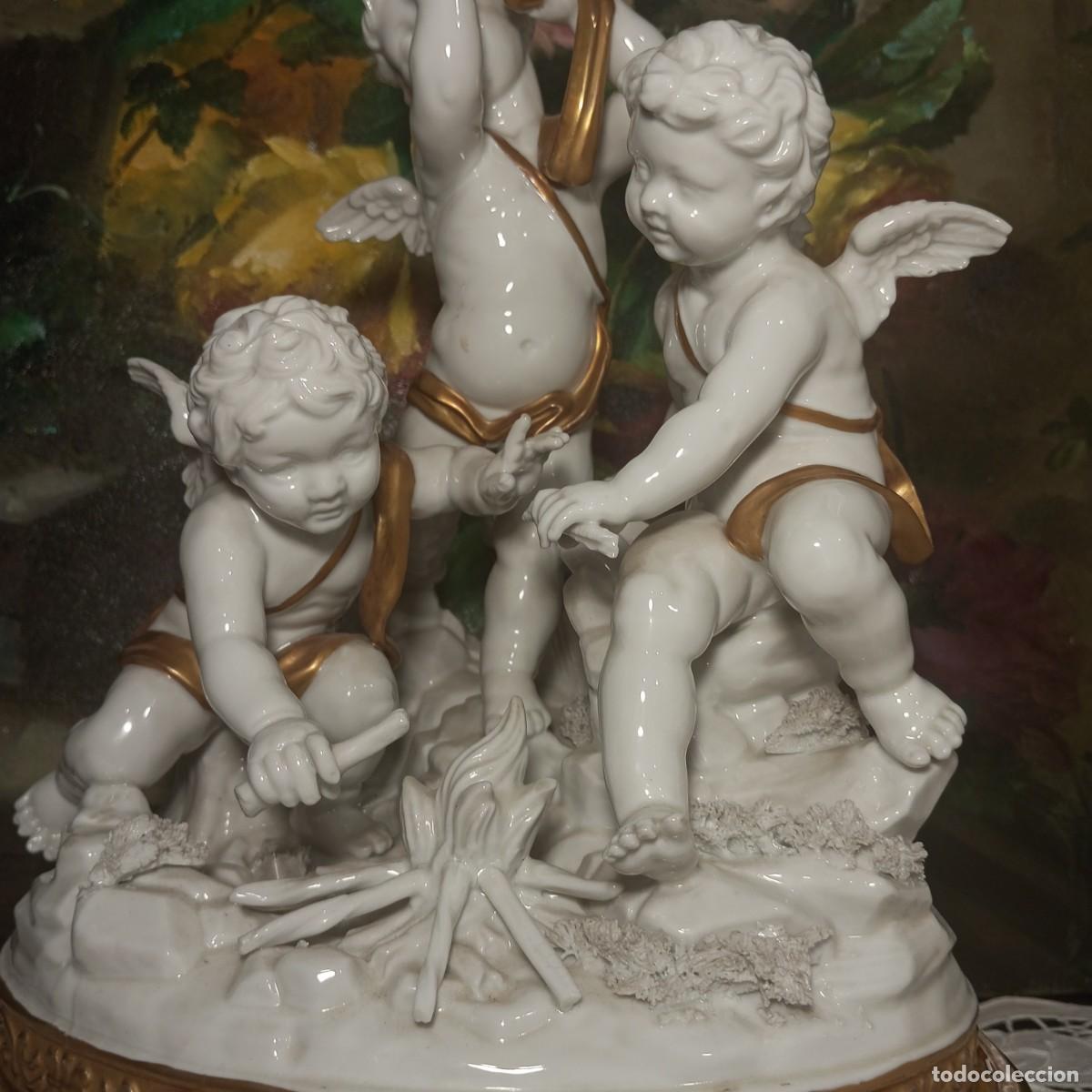 Antig&uuml;edades: FIGURA DE PORCELANA DE ALGORA - Foto 3