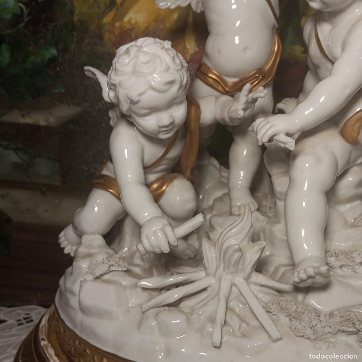 Antig&uuml;edades: FIGURA DE PORCELANA DE ALGORA - Foto 7