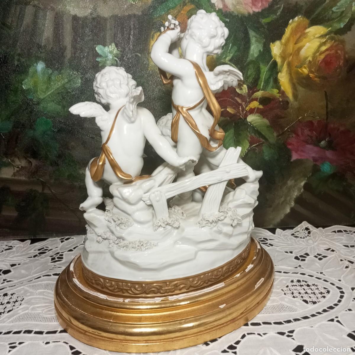 Antig&uuml;edades: FIGURA DE PORCELANA DE ALGORA - Foto 10