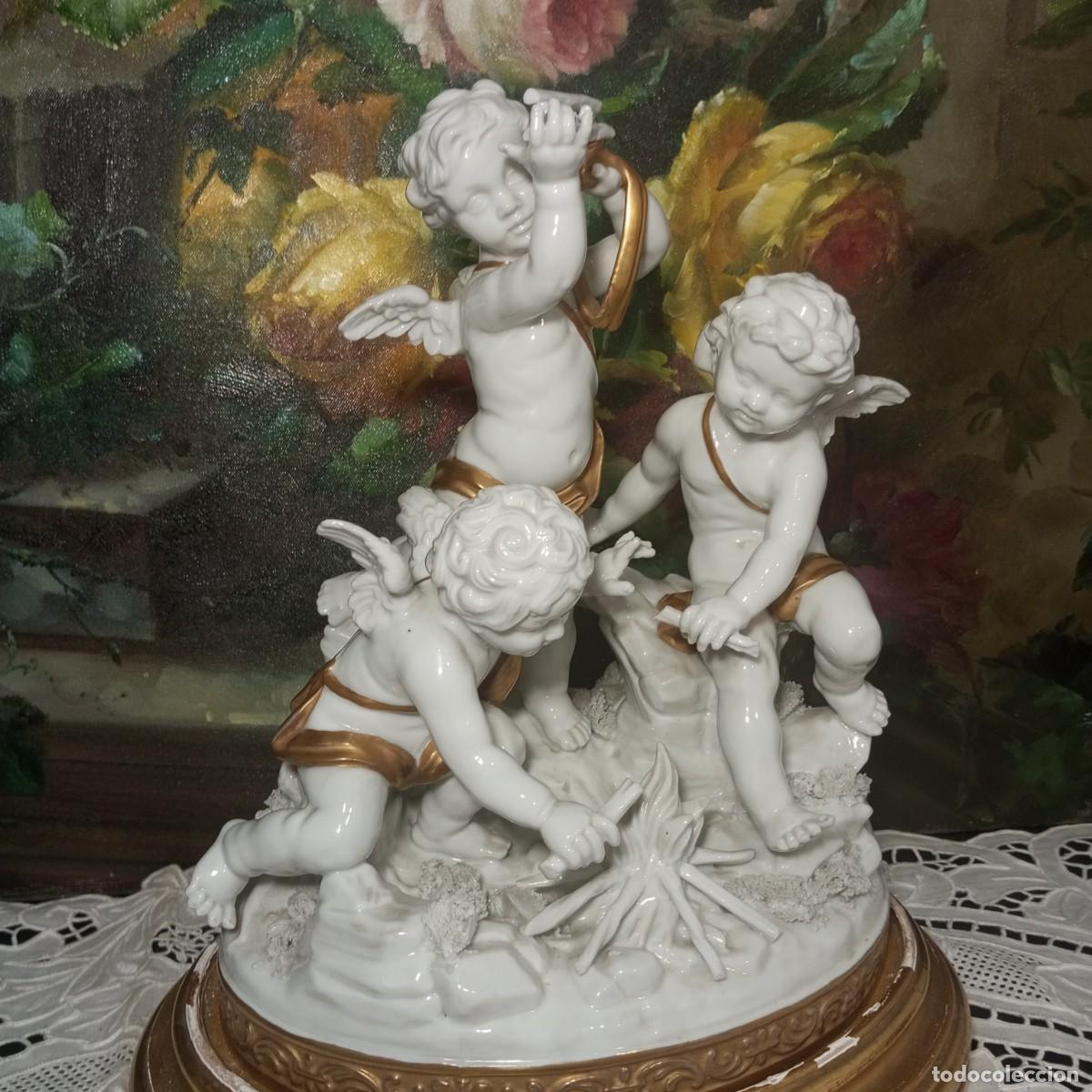 Antig&uuml;edades: FIGURA DE PORCELANA DE ALGORA - Foto 13