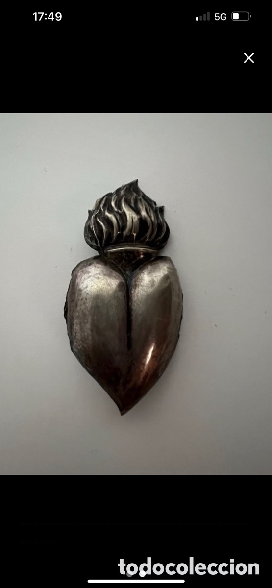 Antig&uuml;edades: Coraz&oacute;n planta con enganche - Foto 2
