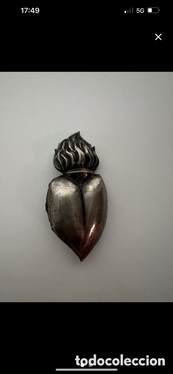 Antig&uuml;edades: Coraz&oacute;n planta con enganche - Foto 1