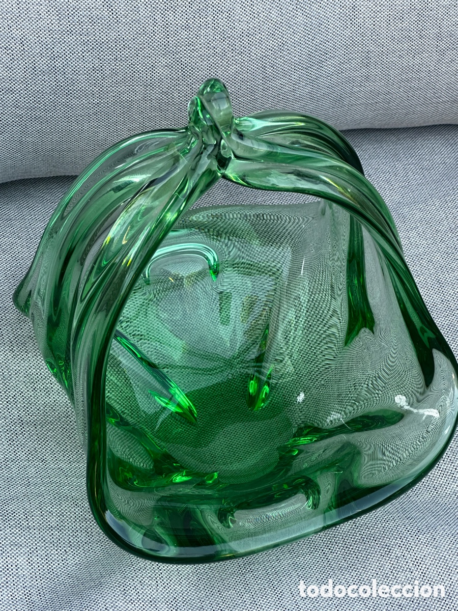 Antig&uuml;edades: CENTRO DE MESA CRISTAL DE MURANO - Foto 4