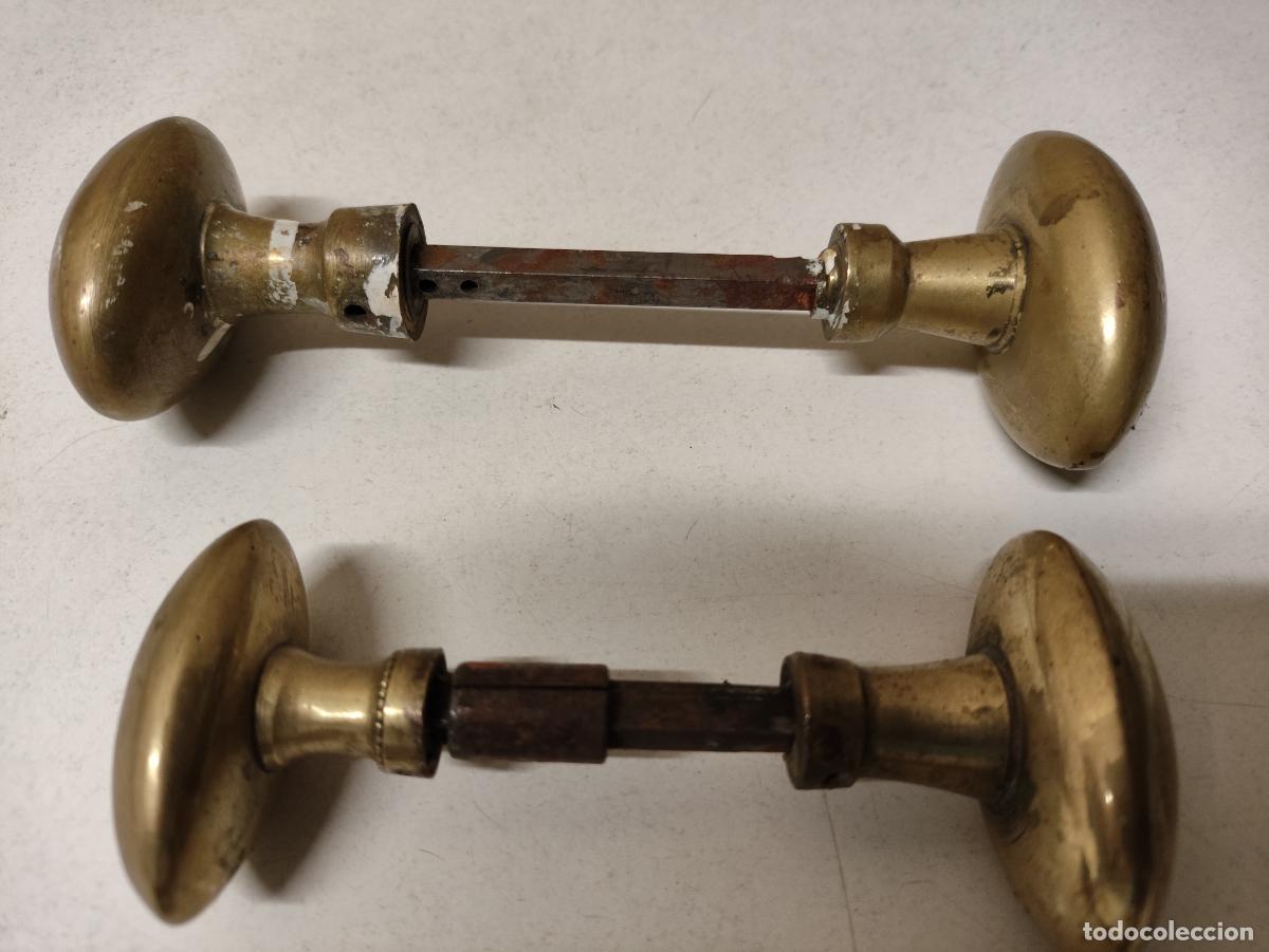 Antig&uuml;edades: ANTIGUO LOTE DE MANILLAS DE BRONCE - Foto 2