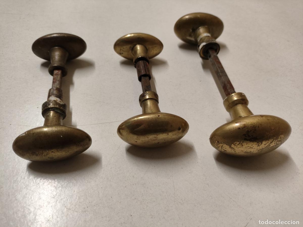 Antig&uuml;edades: ANTIGUO LOTE DE MANILLAS DE BRONCE - Foto 3