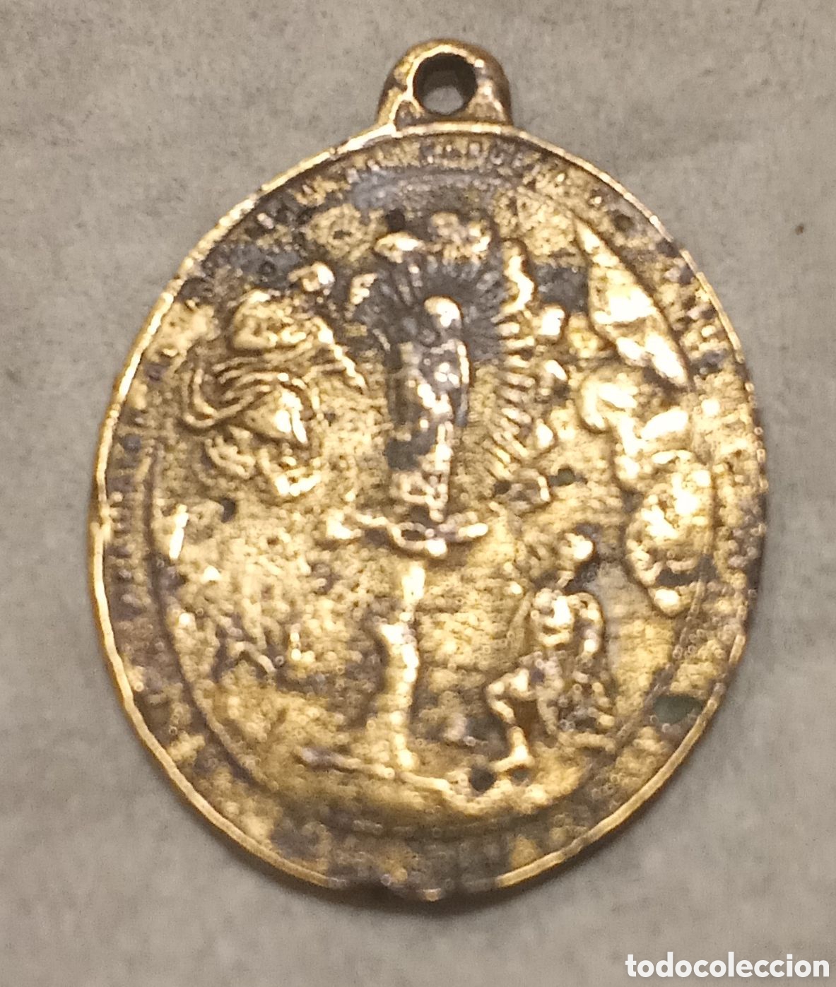 Antig&uuml;edades: MEDALLA RELIGIOSA DE BRONCE - Foto 1