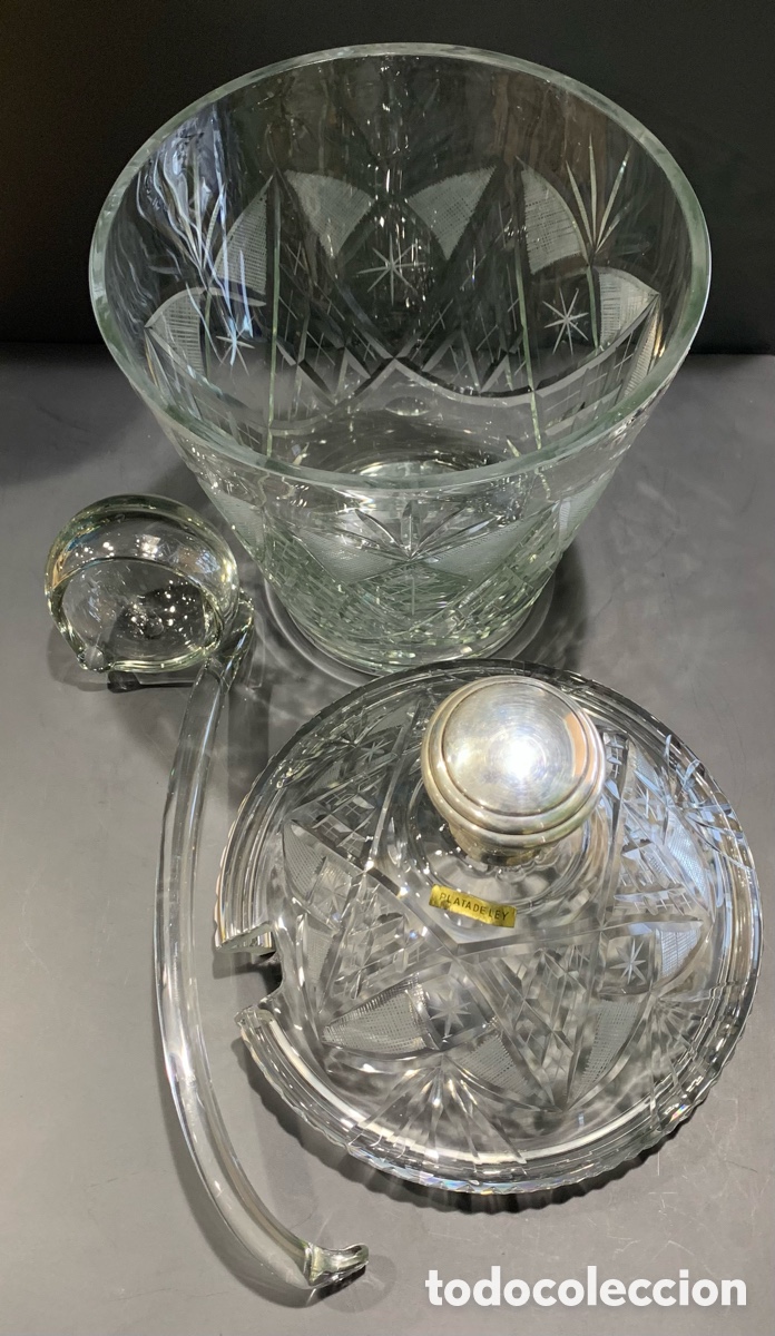 Antig&uuml;edades: Ponchera de Cristal de Bohemia - Foto 2