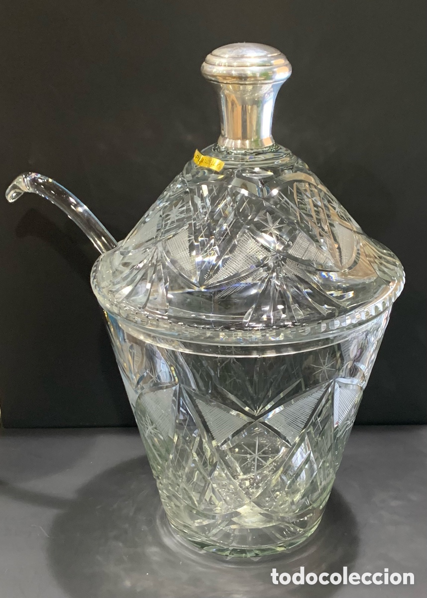 Antig&uuml;edades: Ponchera de Cristal de Bohemia - Foto 3