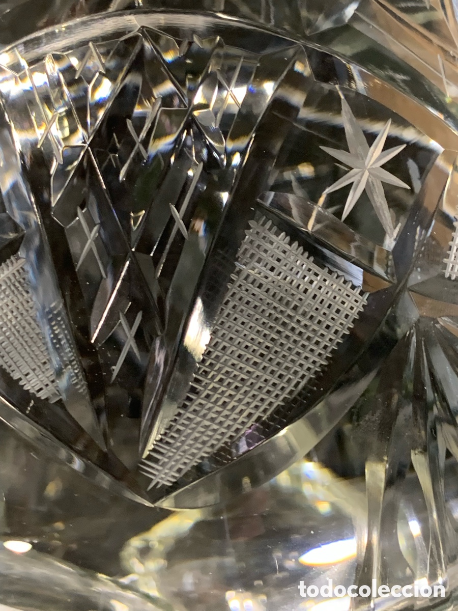 Antig&uuml;edades: Ponchera de Cristal de Bohemia - Foto 5