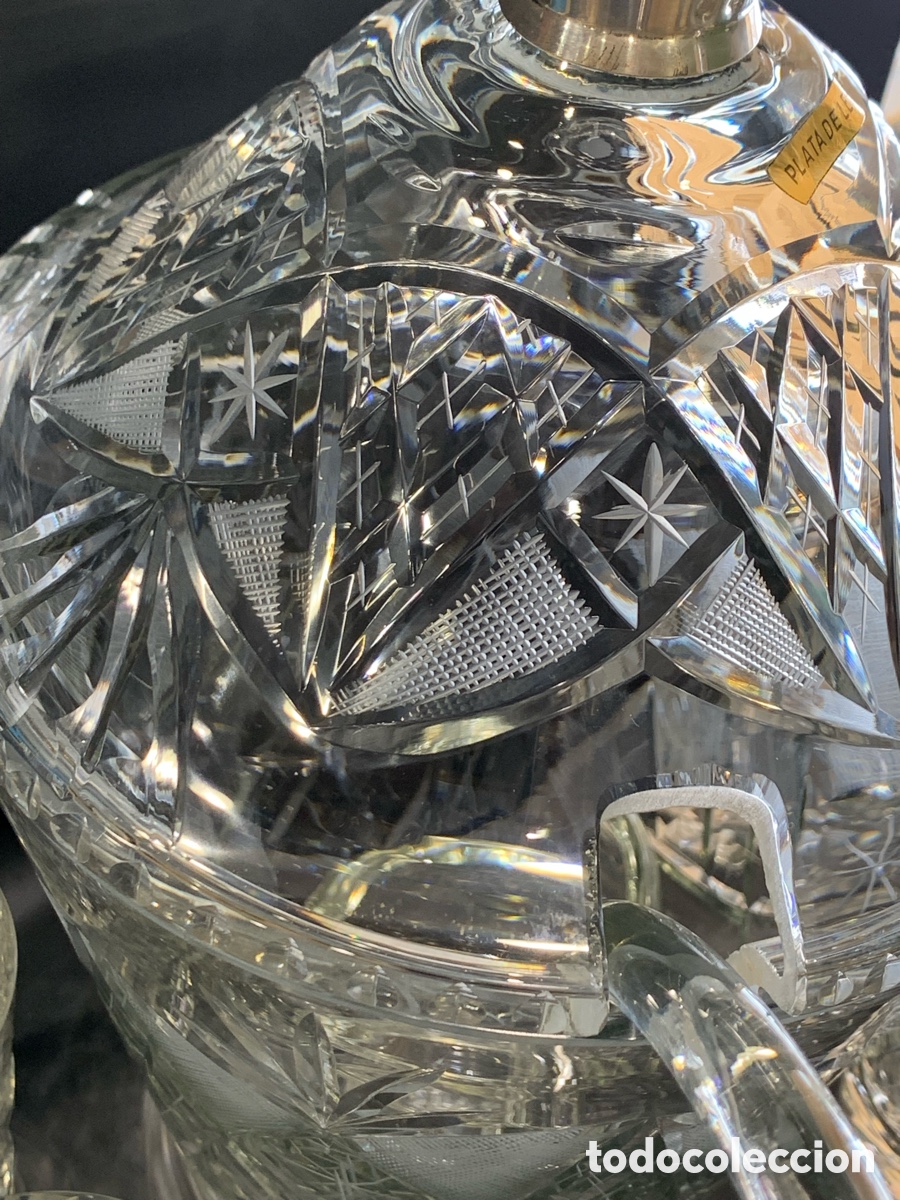 Antig&uuml;edades: Ponchera de Cristal de Bohemia - Foto 6