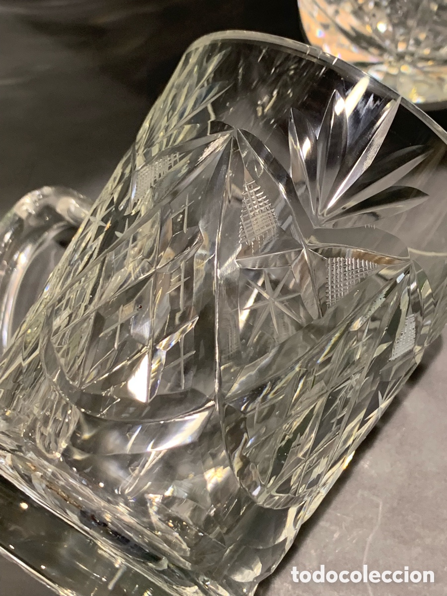 Antig&uuml;edades: Ponchera de Cristal de Bohemia - Foto 7