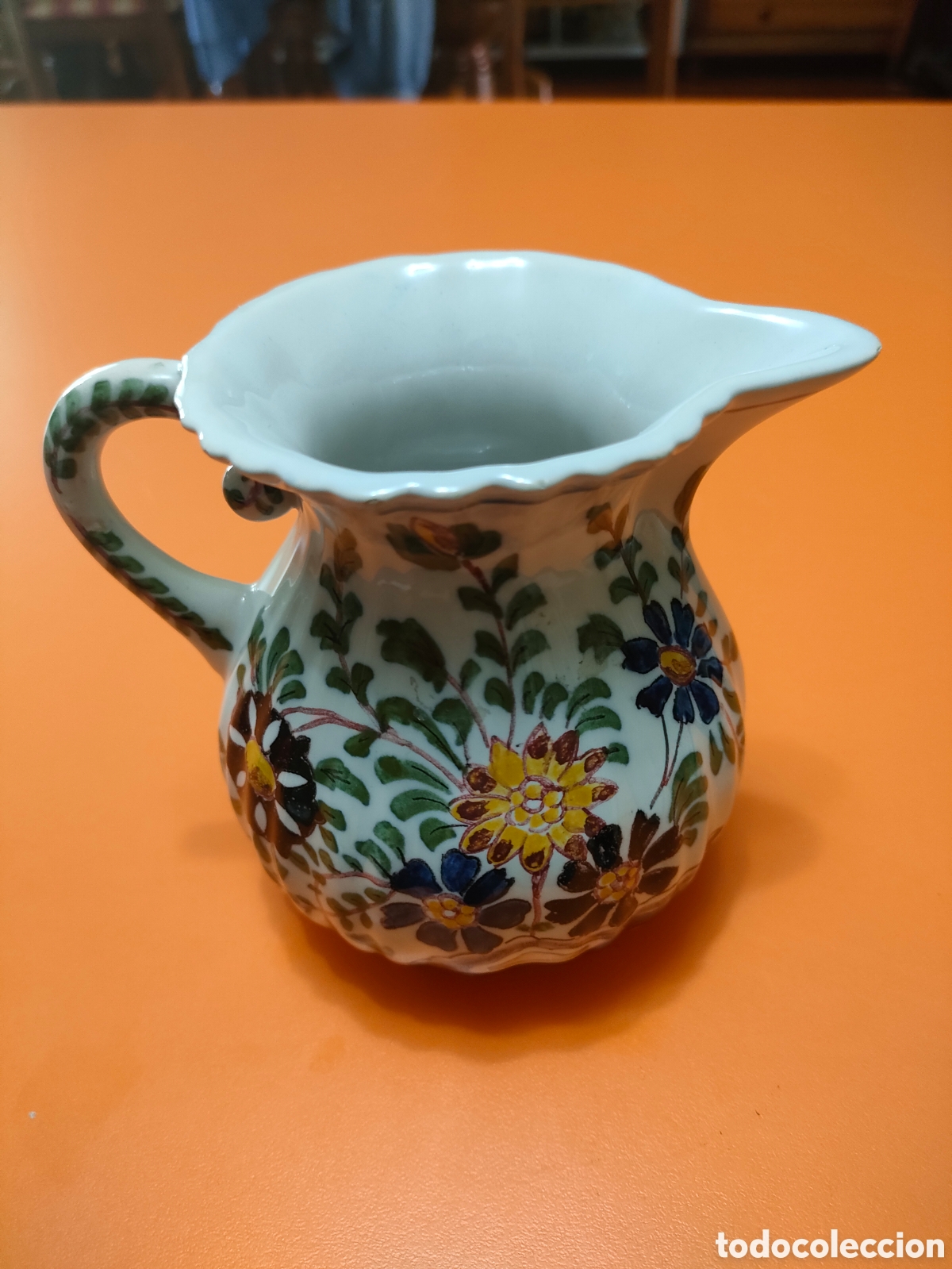 Antig&uuml;edades: Peque&ntilde;a jarrita delft sxix - Foto 2