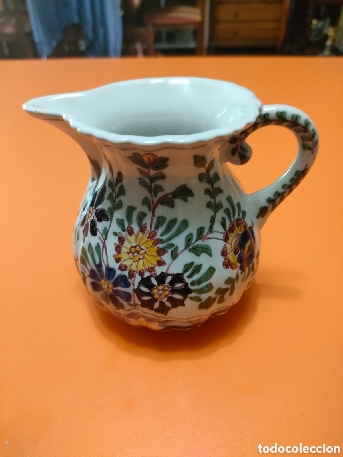 Antig&uuml;edades: Peque&ntilde;a jarrita delft sxix - Foto 1
