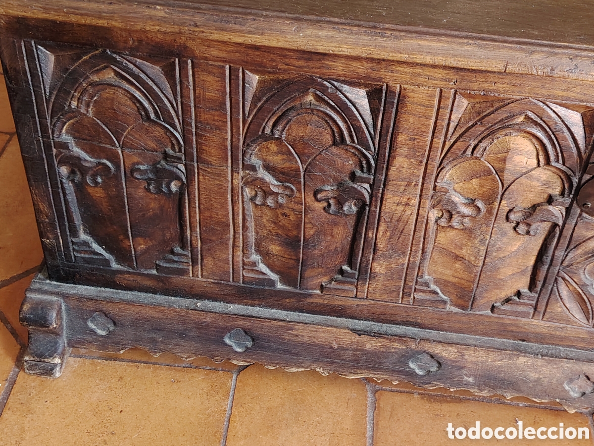 Antig&uuml;edades: Arc&oacute;n de madera de roble - Foto 3
