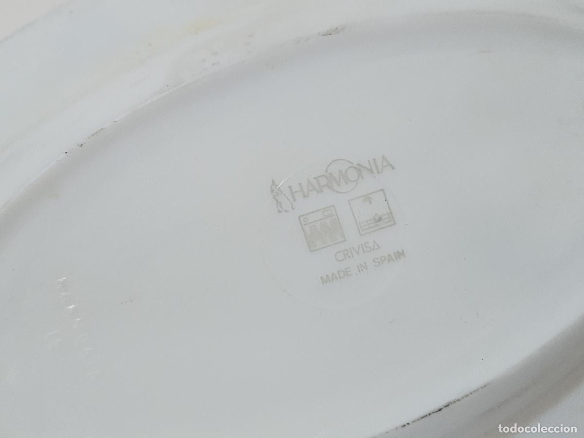 Antig&uuml;edades: bandeja de cristal opalino - Foto 3