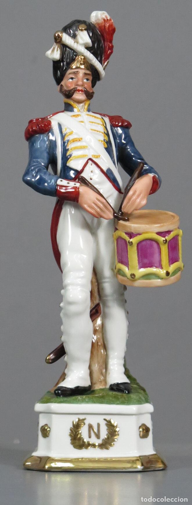 Antiques: SOLDADO NAPOLEONICO. PORCELANA. SIGLO XX