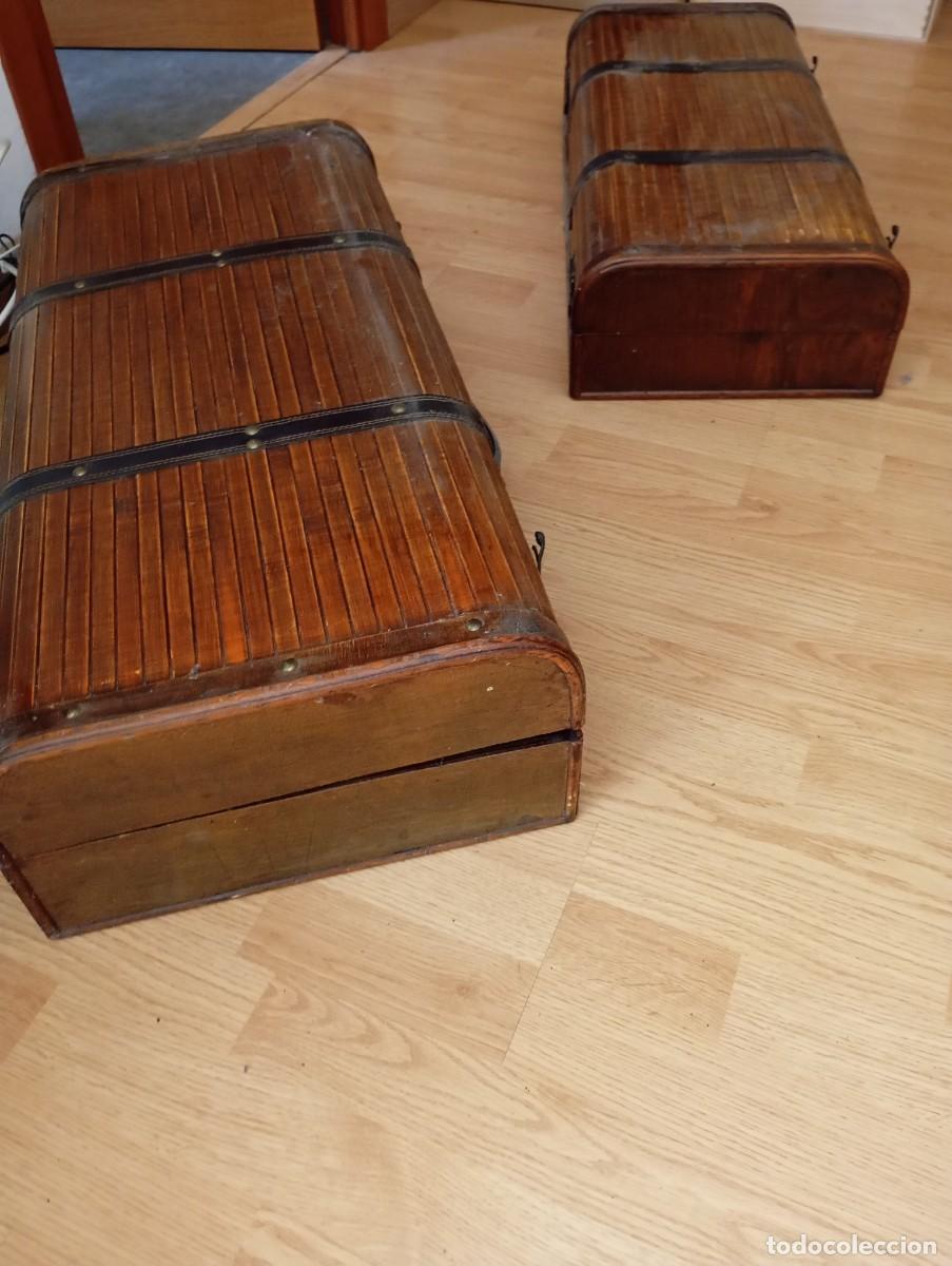 Antig&uuml;edades: BA&Uacute;L de madera. Para decoraci&oacute;n y almacenaje - Foto 5