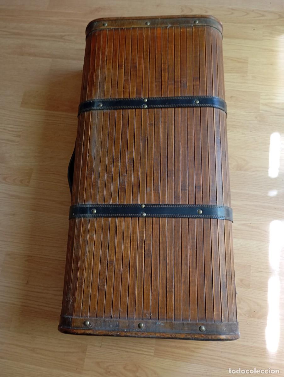 Antig&uuml;edades: BA&Uacute;L de madera. Para decoraci&oacute;n y almacenaje - Foto 12
