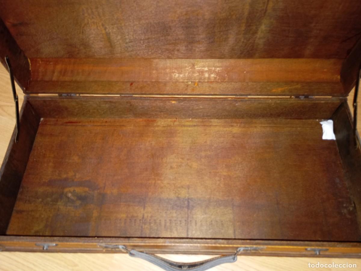Antig&uuml;edades: BA&Uacute;L de madera. Para decoraci&oacute;n. - Foto 2