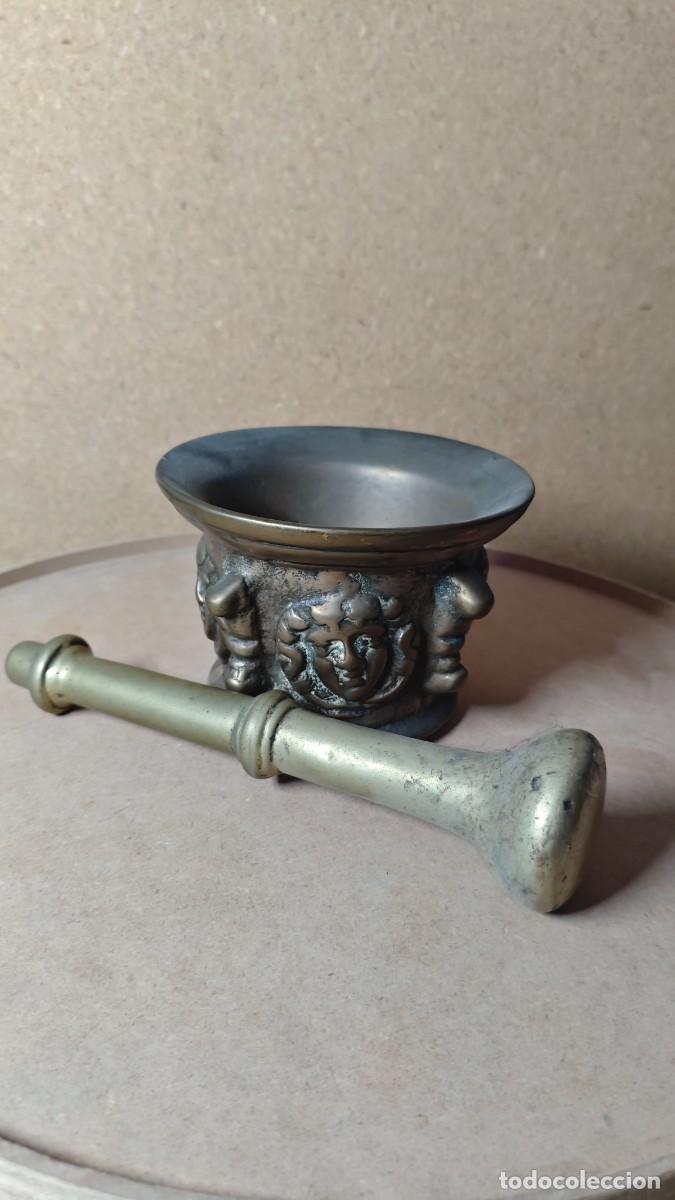 Antig&uuml;edades: ALMIREZ CON MORTERO DE BRONCE - Foto 1