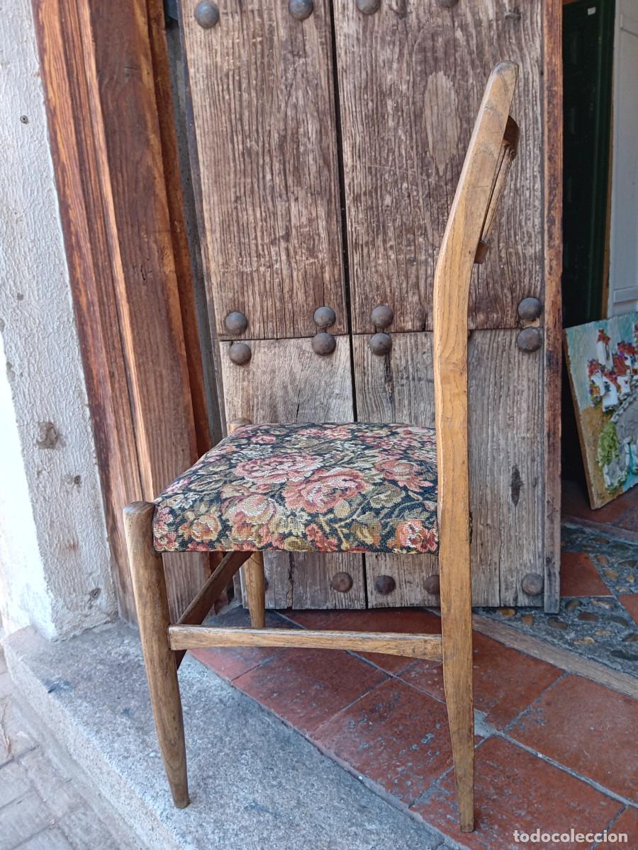 Antig&uuml;edades: Silla de roble d&eacute;cada de los 50 - Foto 2