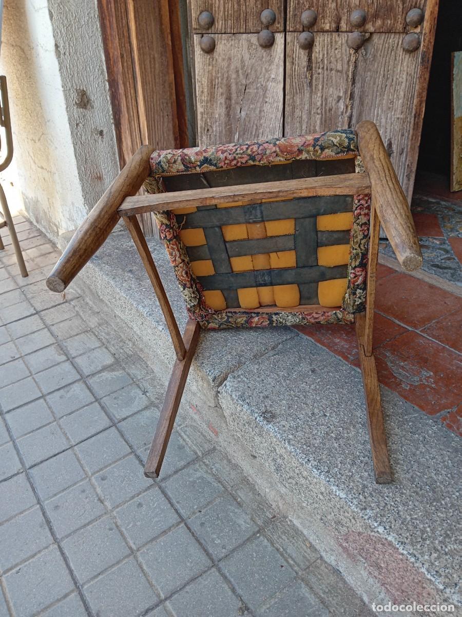 Antig&uuml;edades: Silla de roble d&eacute;cada de los 50 - Foto 5