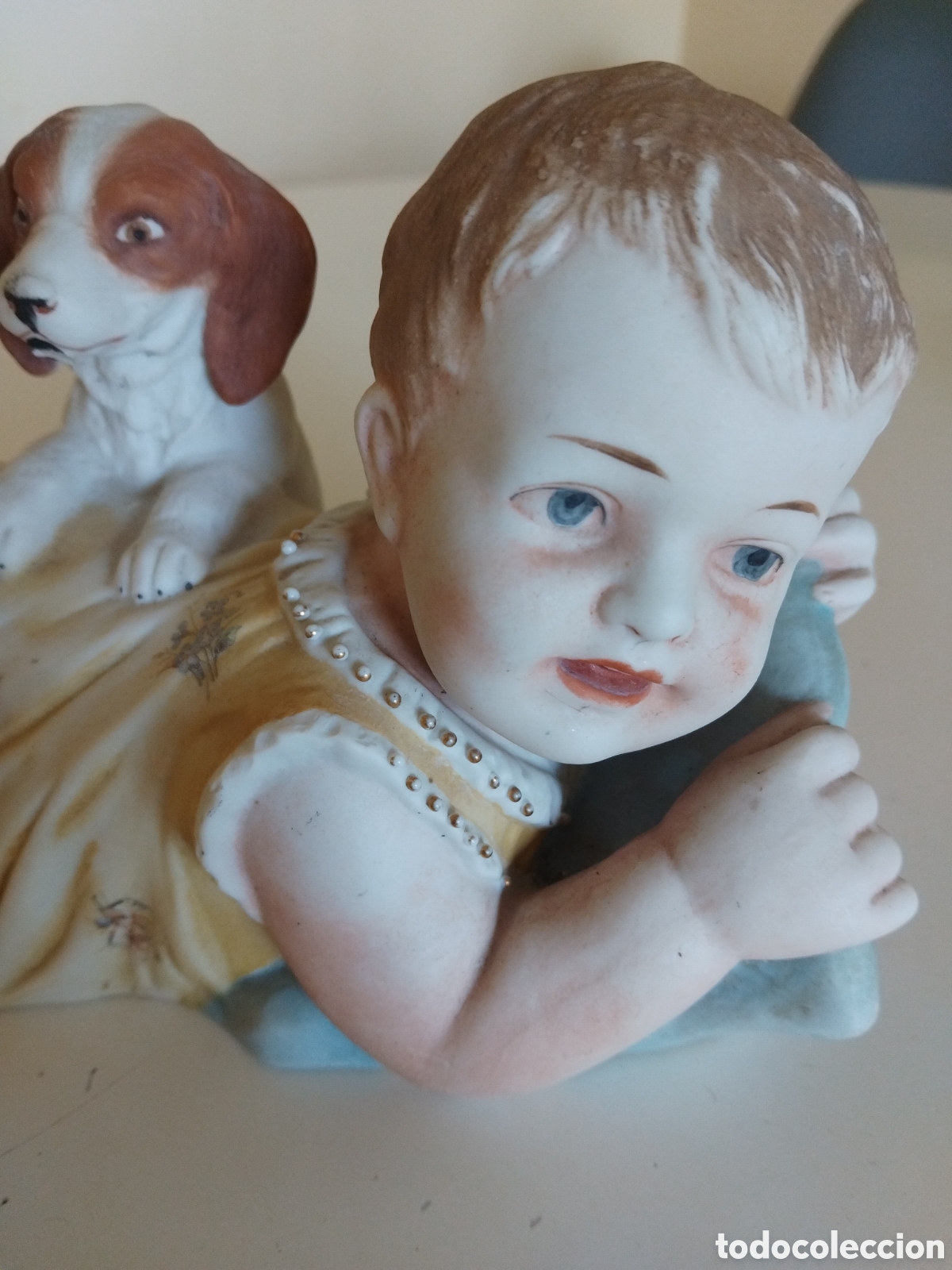 Antig&uuml;edades: BEBE PIANO POLICROMADO - Foto 2