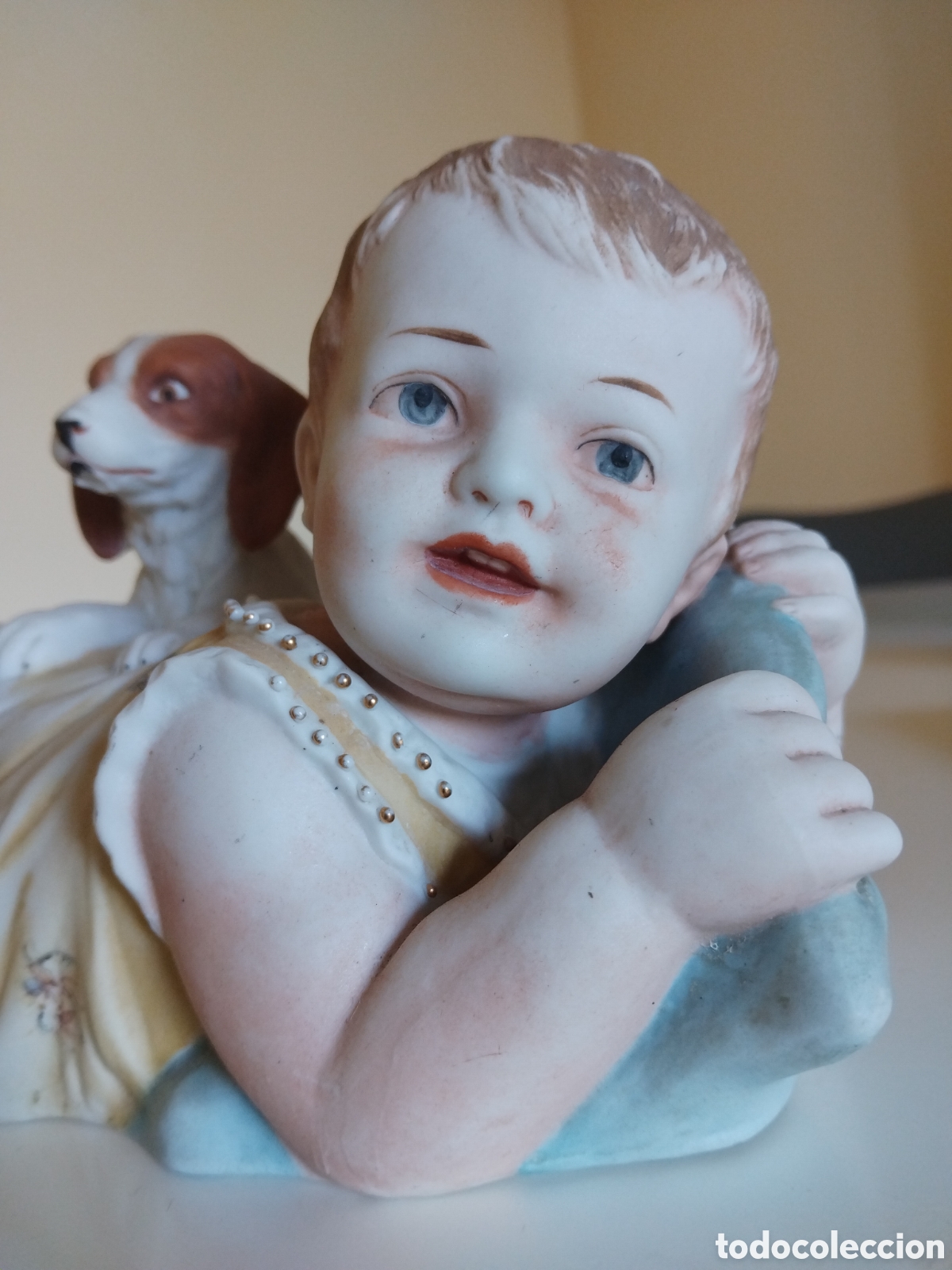 Antig&uuml;edades: BEBE PIANO POLICROMADO - Foto 10