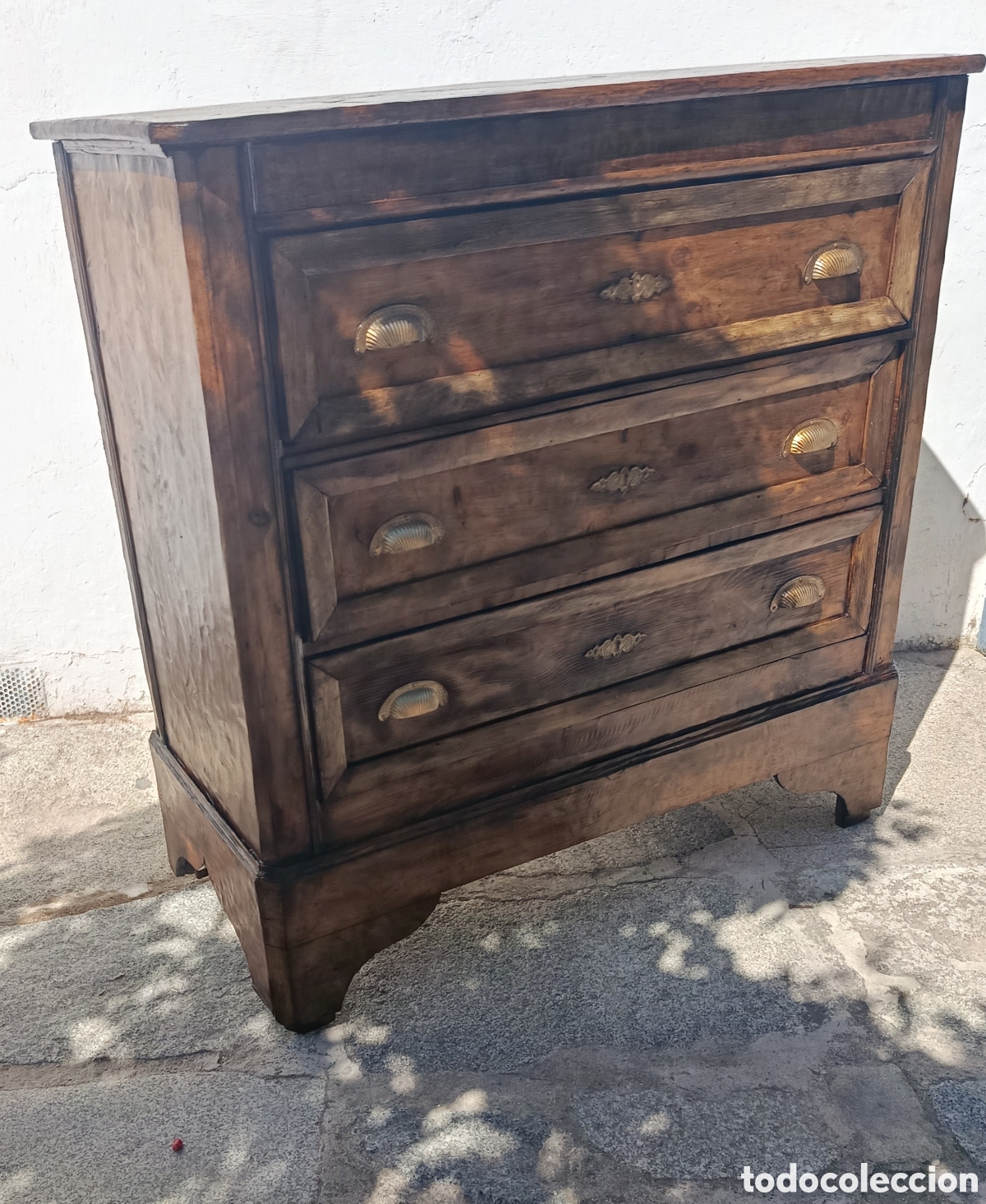 Antig&uuml;edades: C&oacute;moda antig&uuml;a de madera - Foto 3