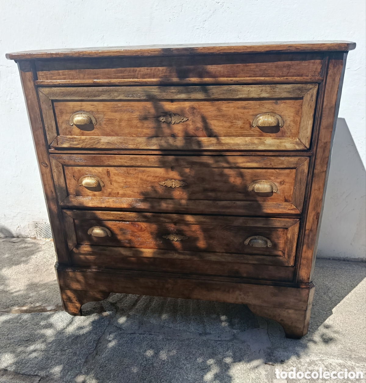 Antig&uuml;edades: C&oacute;moda antig&uuml;a de madera - Foto 4