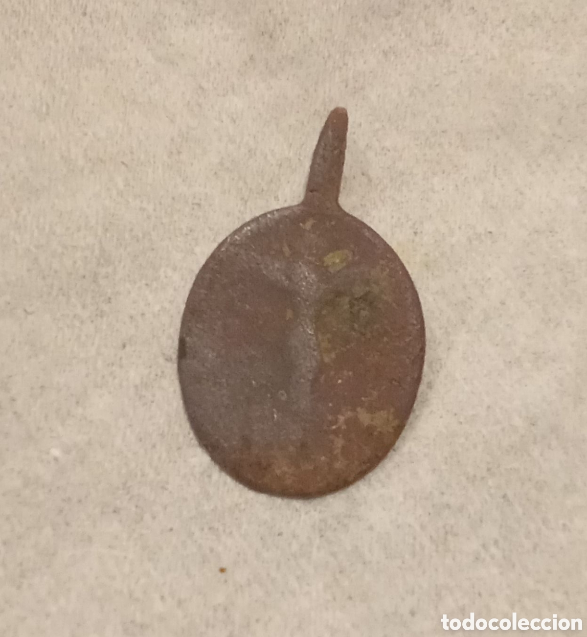 Antig&uuml;edades: Medalla religiosa de bronce - Foto 2