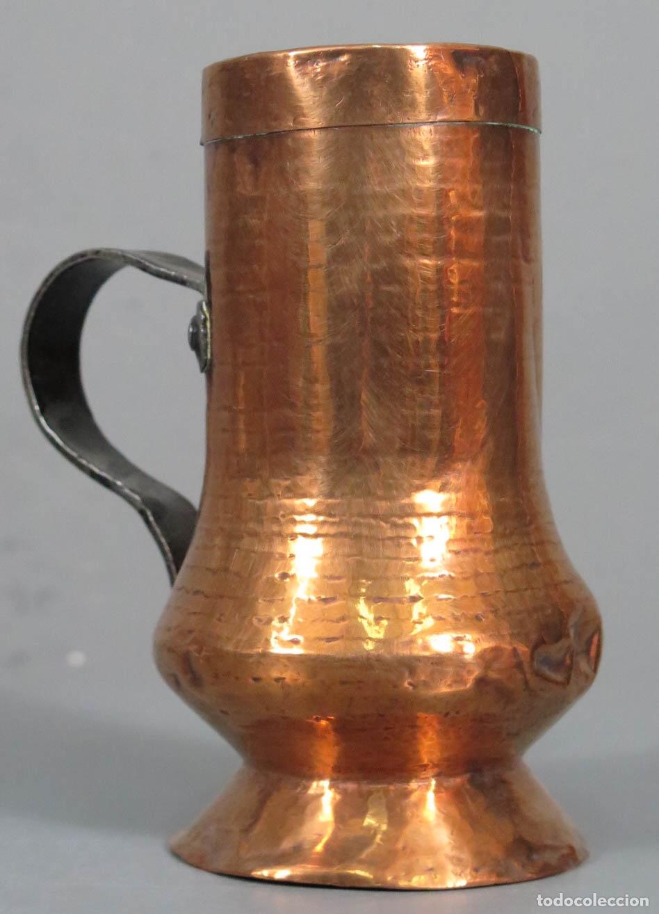 Antig&uuml;edades: CHOCOLATERA. COBRE. SIGLO XIX - Foto 1