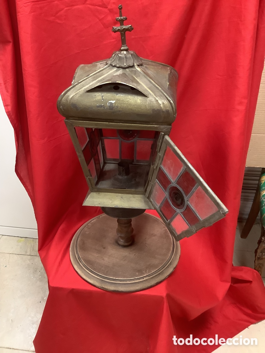 Antig&uuml;edades: Farol ornamental o procesional - Foto 1