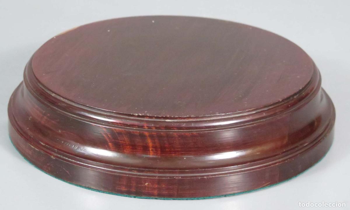 Antig&uuml;edades: PEANA CIRCULAR. MADERA. HACIA 1970 - Foto 1