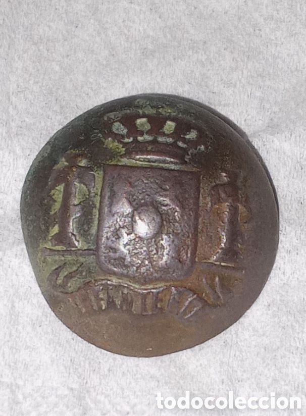 Antig&uuml;edades: BOT&Oacute;N MILITAR ANTIGUO ESPA&Ntilde;OL - Foto 1