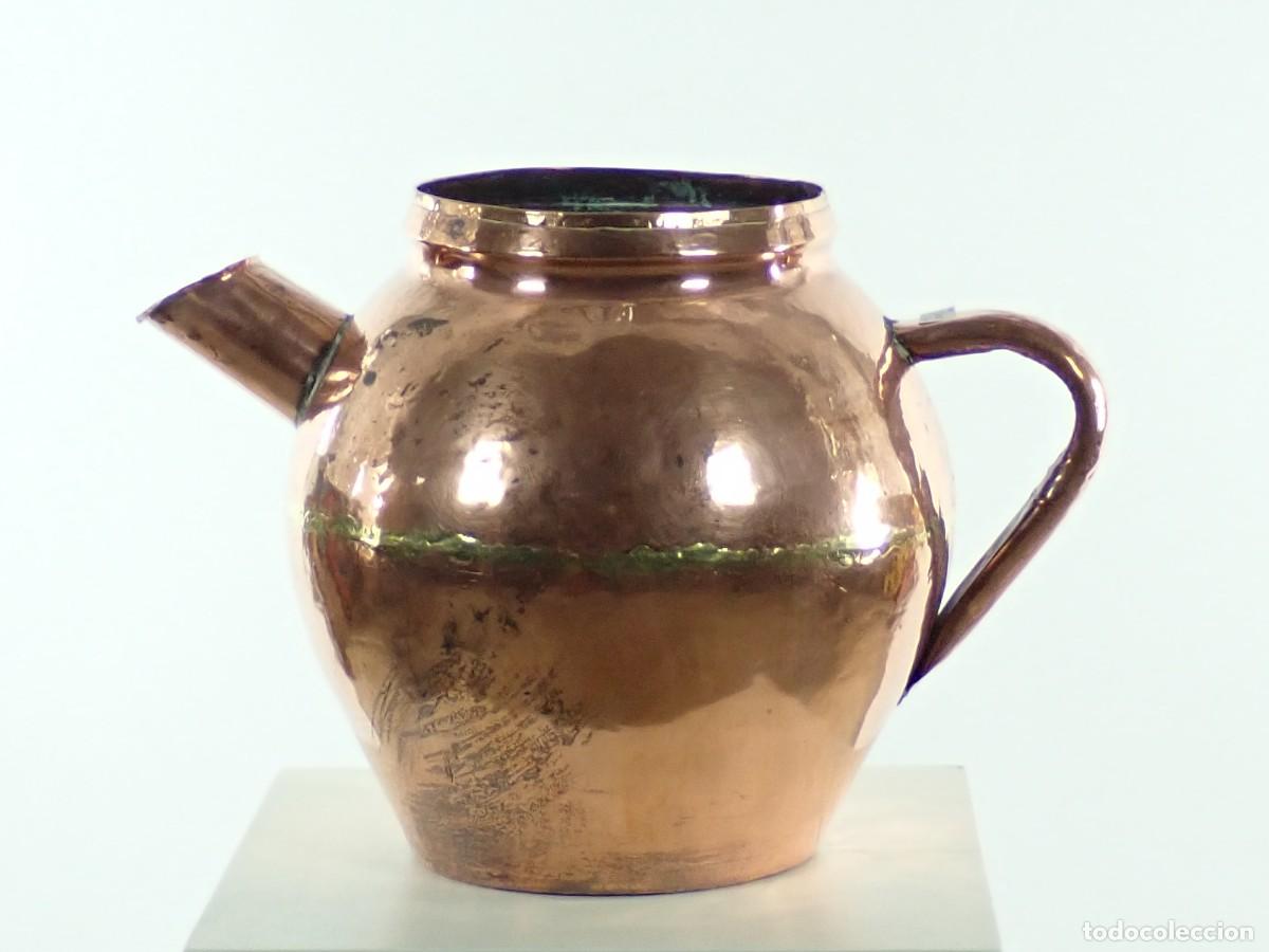 Antig&uuml;edades: GRAN JARRA DE COBRE PARA COCINA - Foto 1