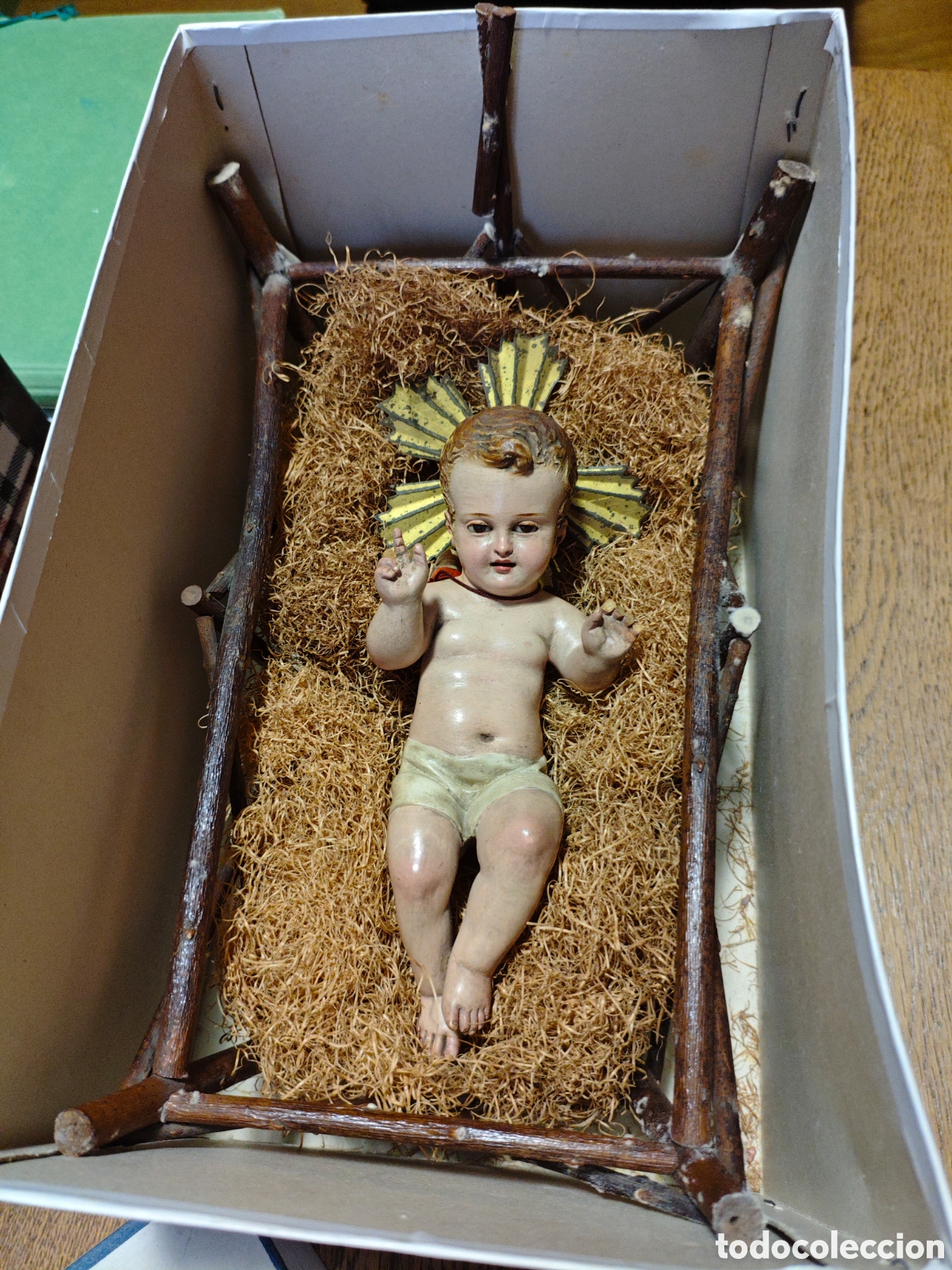 Antig&uuml;edades: Ni&ntilde;o Jes&uacute;s olot con sello - Foto 6