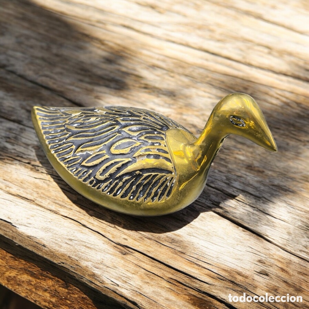 Antig&uuml;edades: Pato de lat&oacute;n a&ntilde;os 60 - Foto 1