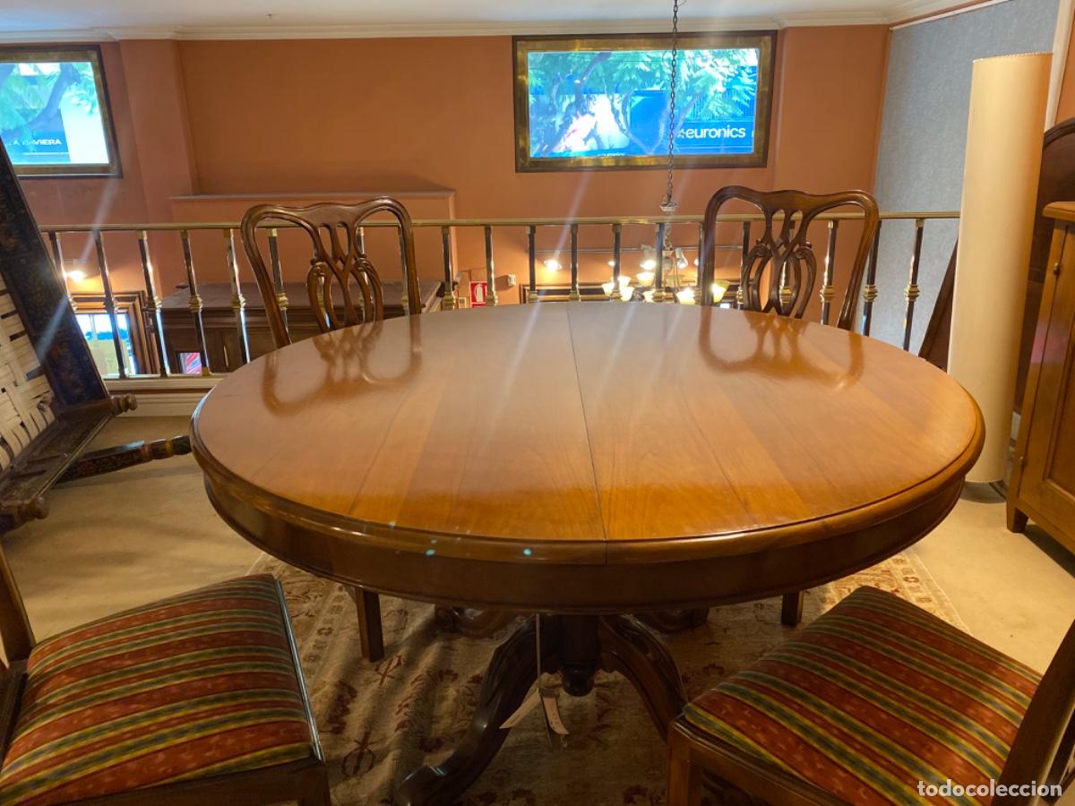 Antig&uuml;edades: Mesa Teide extensible de estilo cl&aacute;sico - Foto 2