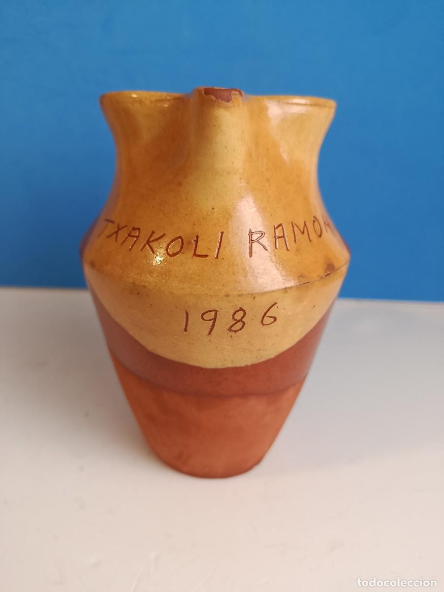 Antig&uuml;edades: JARRA VASCA TXAKOLI 1986 RAMON - Foto 1
