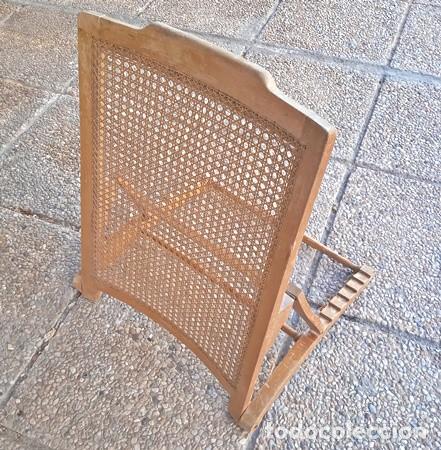 Antig&uuml;edades: Silla plegable antigua - Foto 1