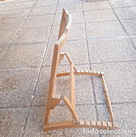 Antig&uuml;edades: Silla plegable antigua - Foto 2